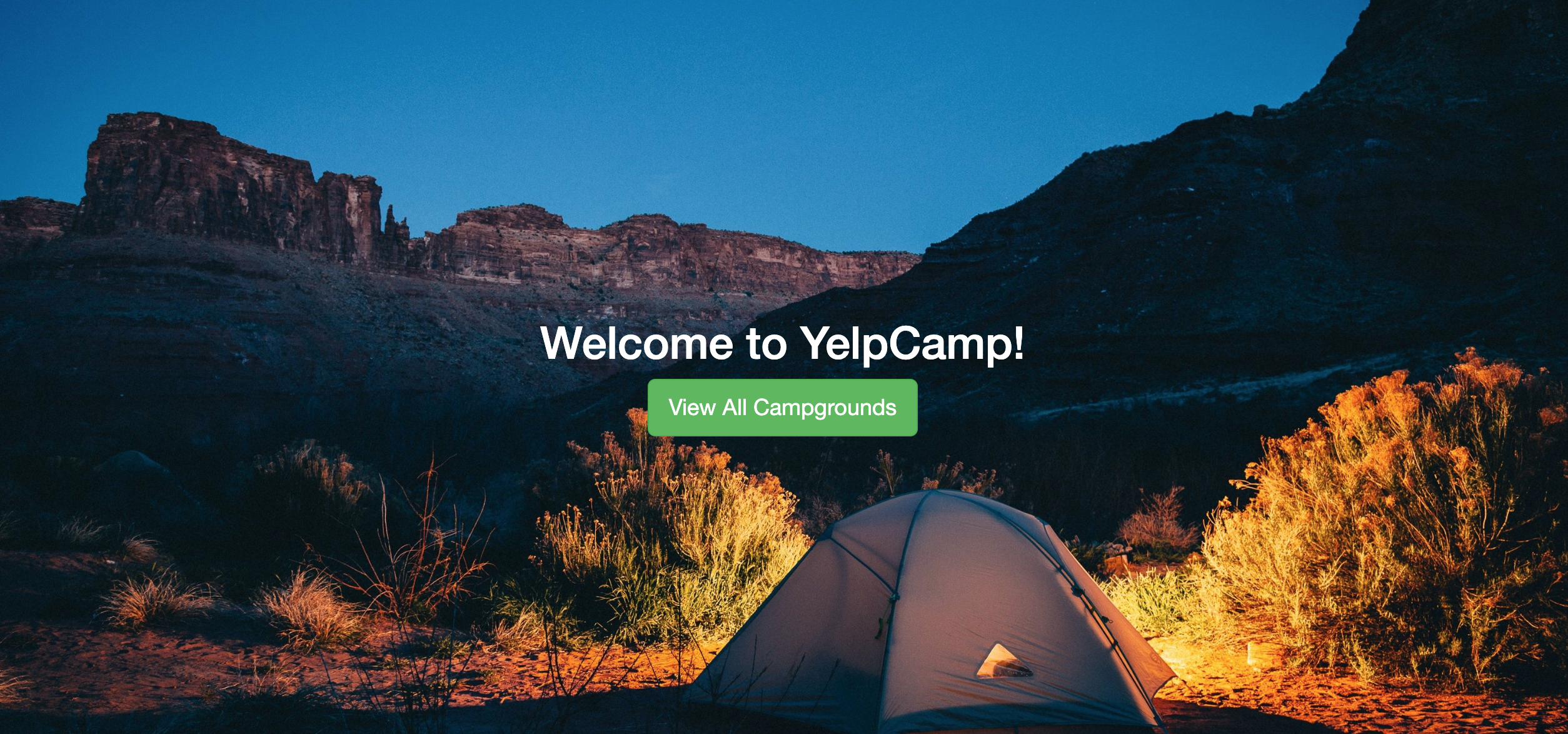 yelpcamp screenshot